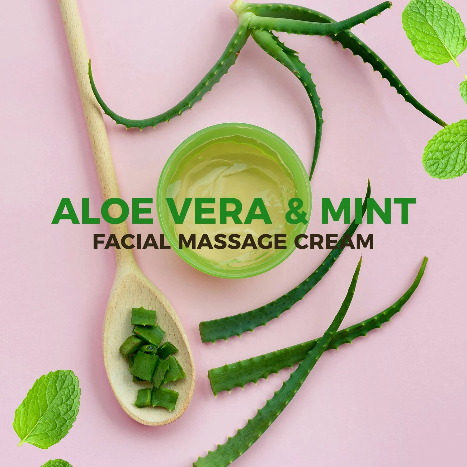 Aloe Vera & Mint Massage Cream - Image 2