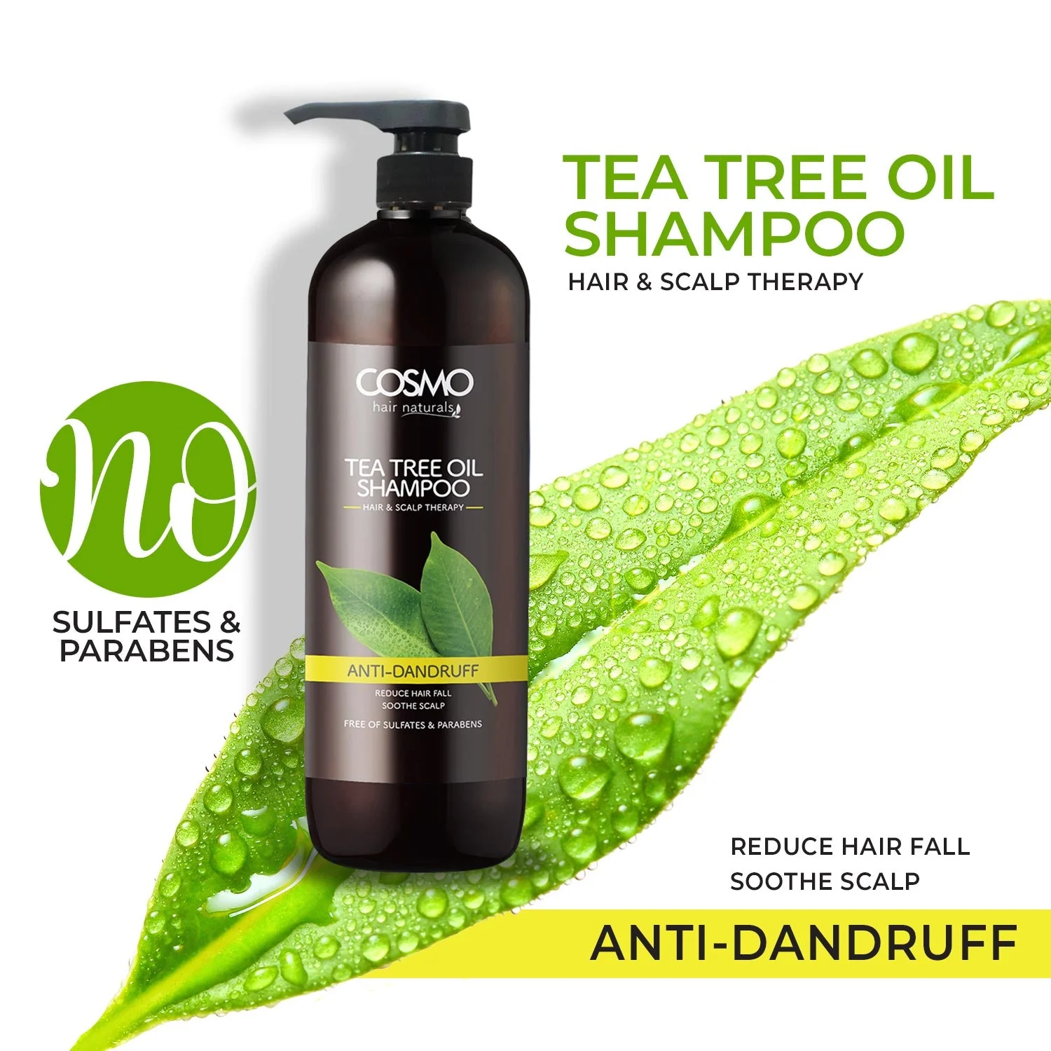 Anti - Dandruff Tea Tree Oil Shampoo - Image 3