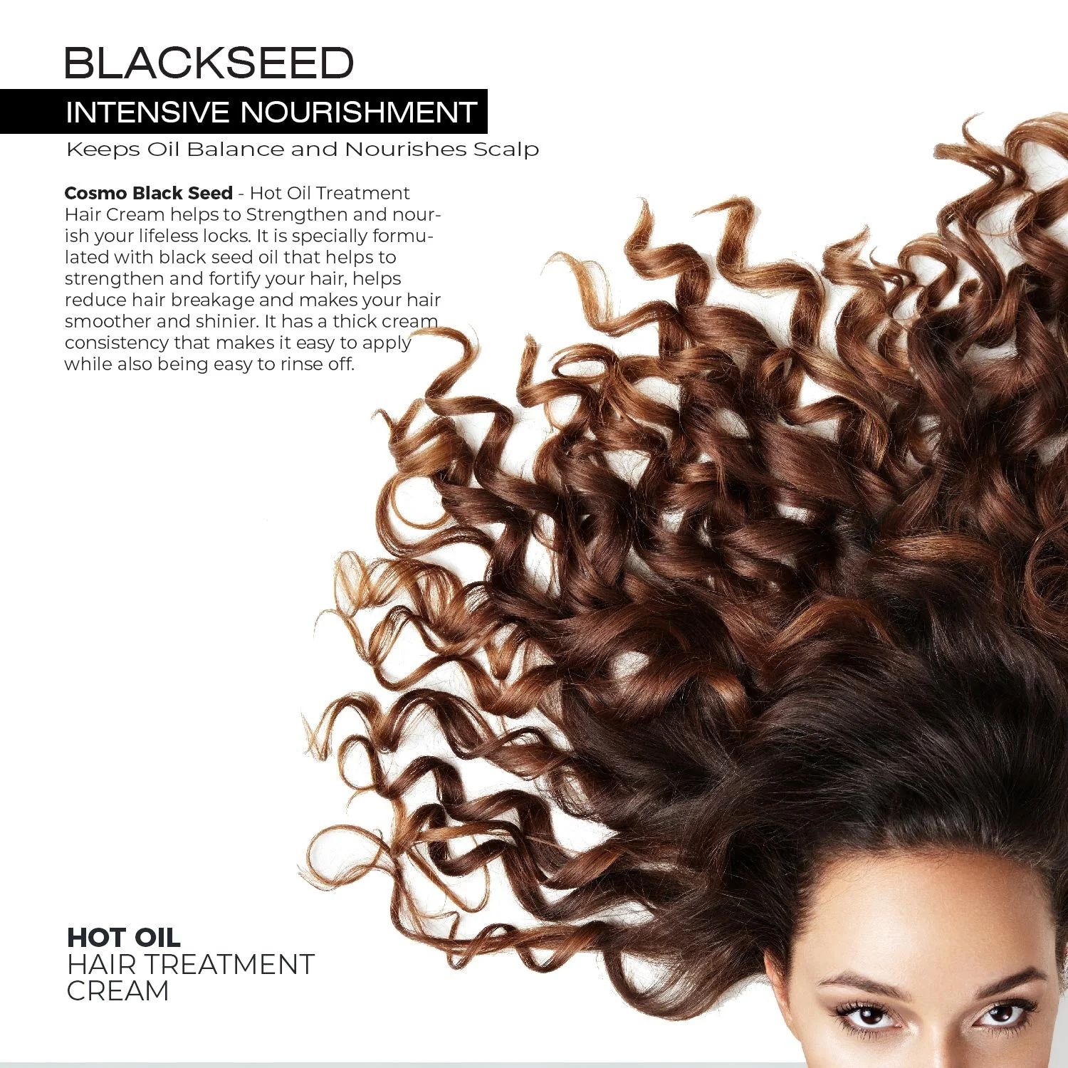 Black Seed Hot Oil Hair Treatment Cream - Image 2