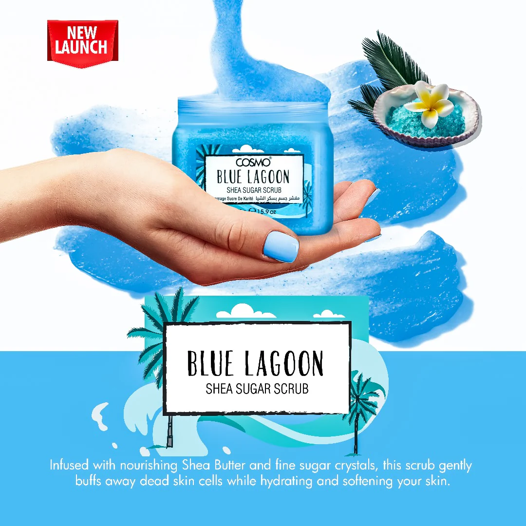 Blue Lagoon Shea Sugar Scrub - Image 2