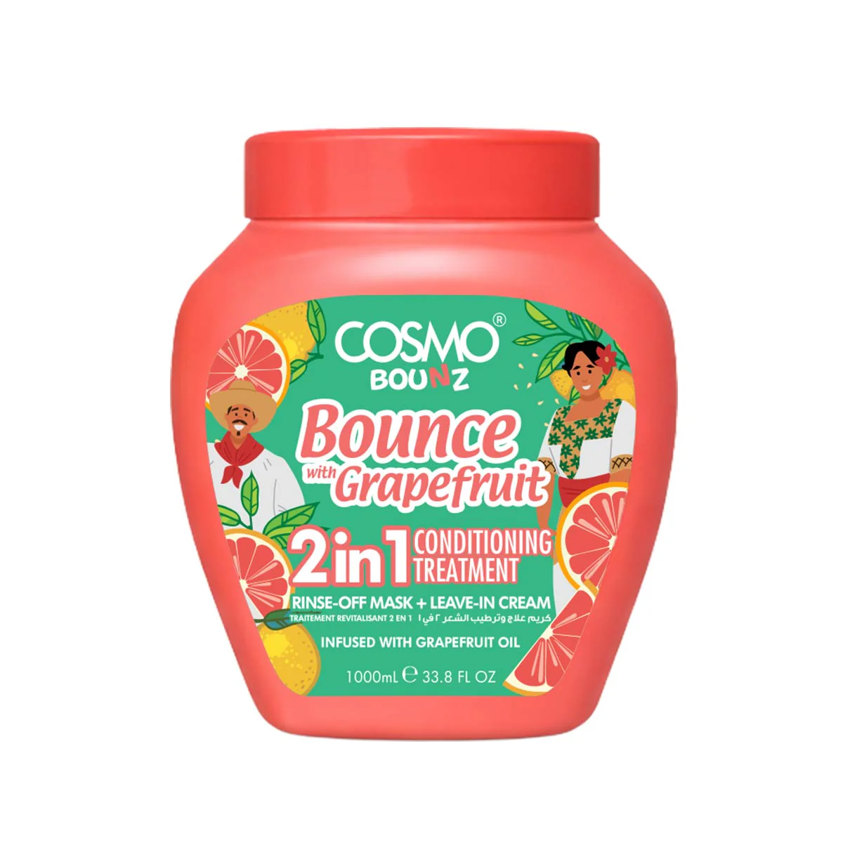 BOUNZ BOUNCE WITH GRAPEFRUIT 2 IN 1 CONDITIONING TREATMENT