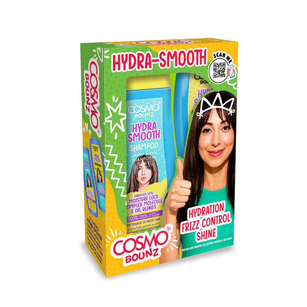 BOUNZ KIT HYDRA SMOOTH 2 PIECES SHAMPOO & CONDITIONER