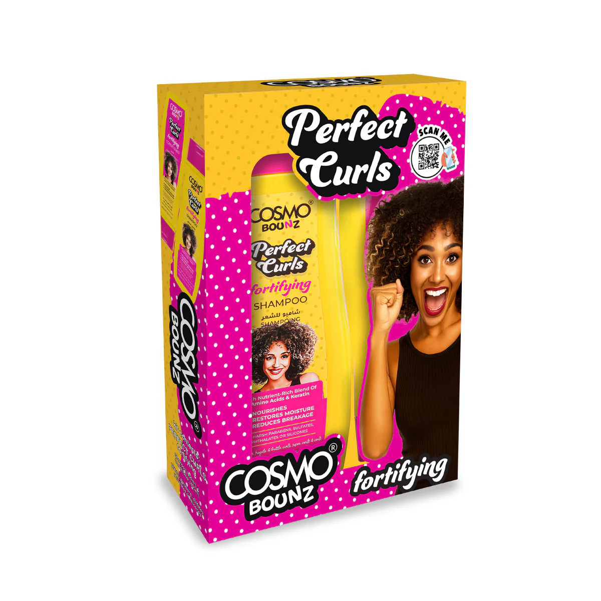 BOUNZ KIT PERFECT CURLS FORTIFYING 2 PIECES SHAMPOO & CONDITIONER