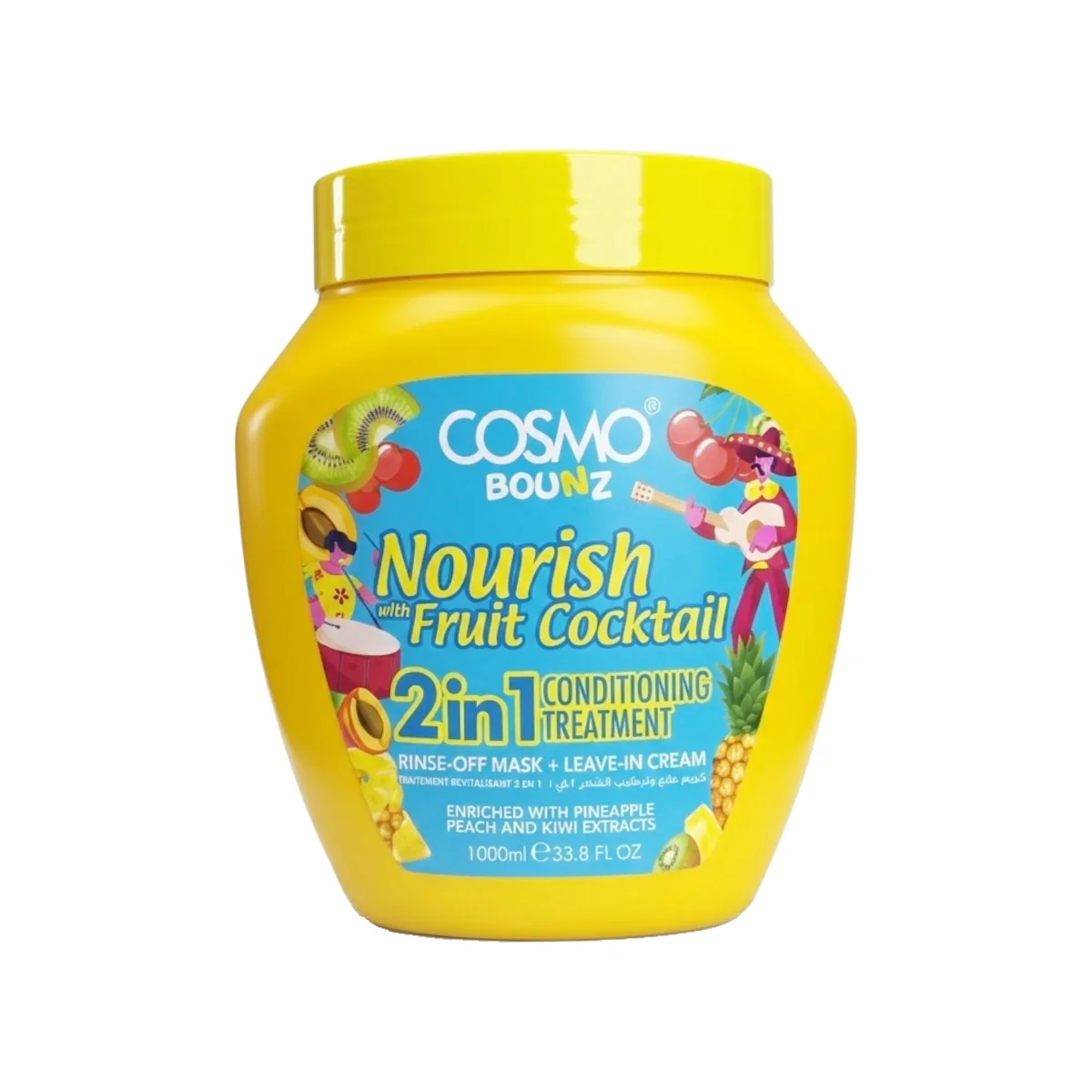 BOUNZ NOURISH WITH FRUIT COCKTAIL 2 IN 1 CONDITIONING TREATMENT
