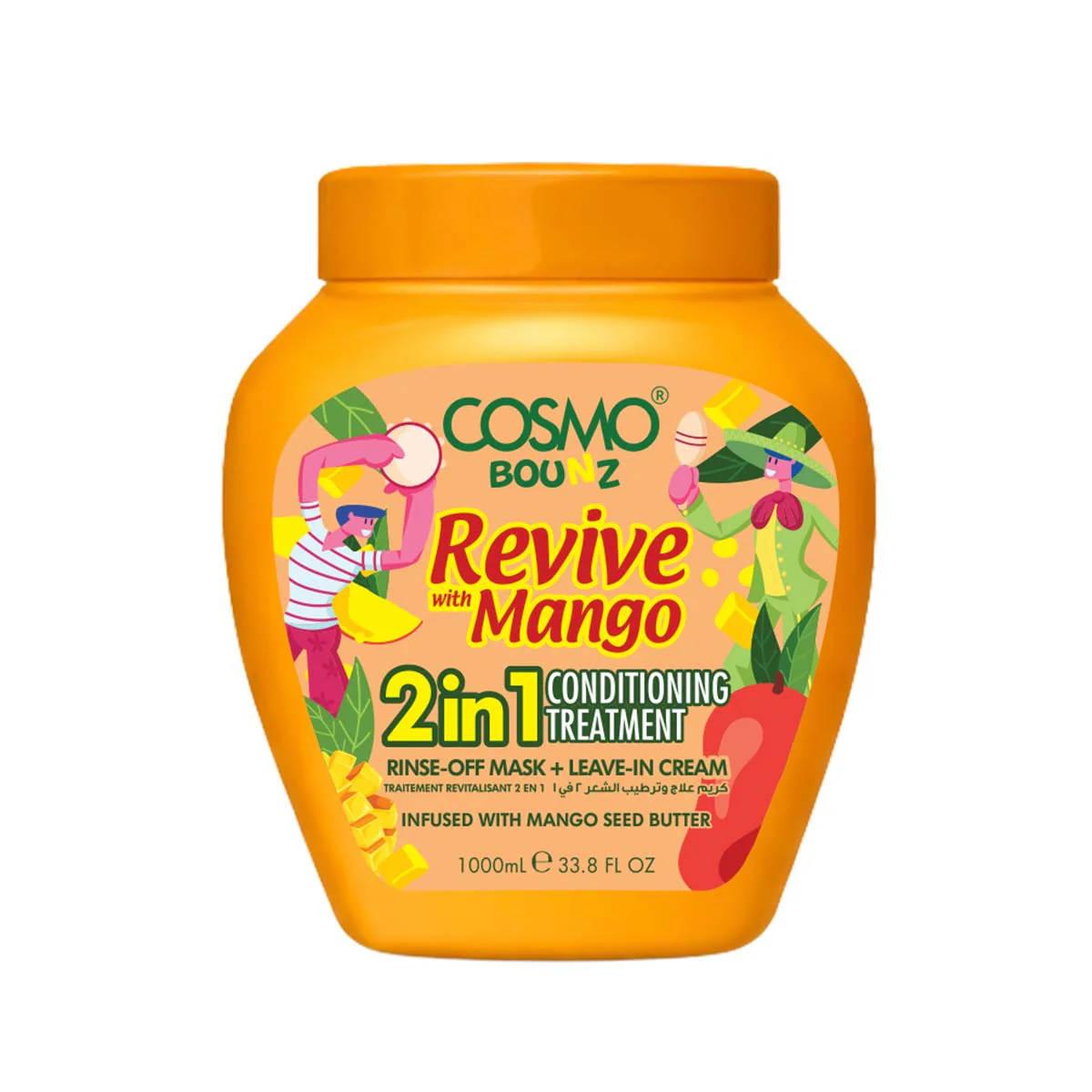 BOUNZ REVIVE WITH MANGO 2 IN 1 CONDITIONING TREATMENT