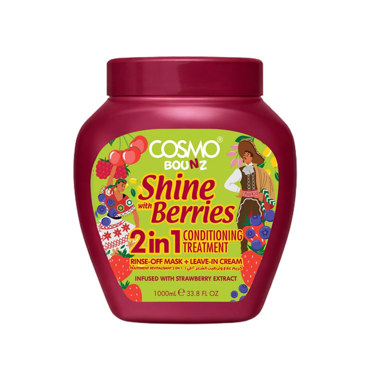 BOUNZ SHINE WITH BERRIES 2 IN 1 CONDITIONING TREATMENT