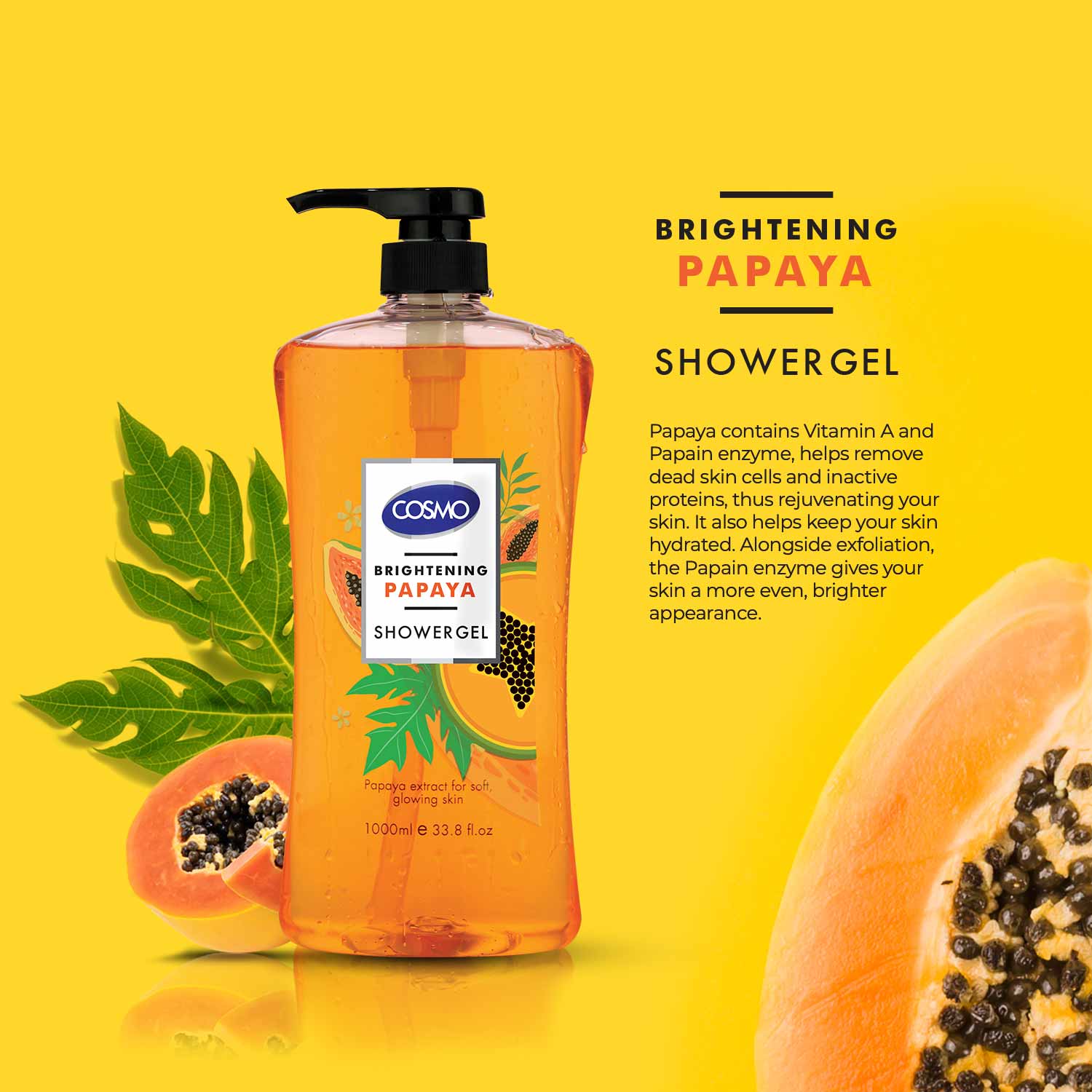 Brightening Papaya Shower Gel - Image 2
