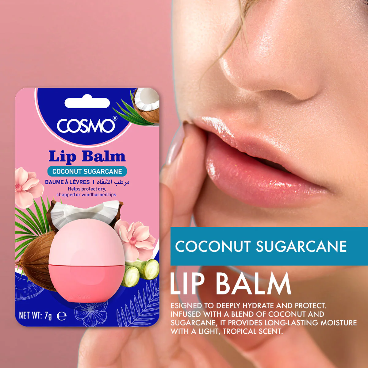 Coconut Sugarcane Lip Balm - Image 2
