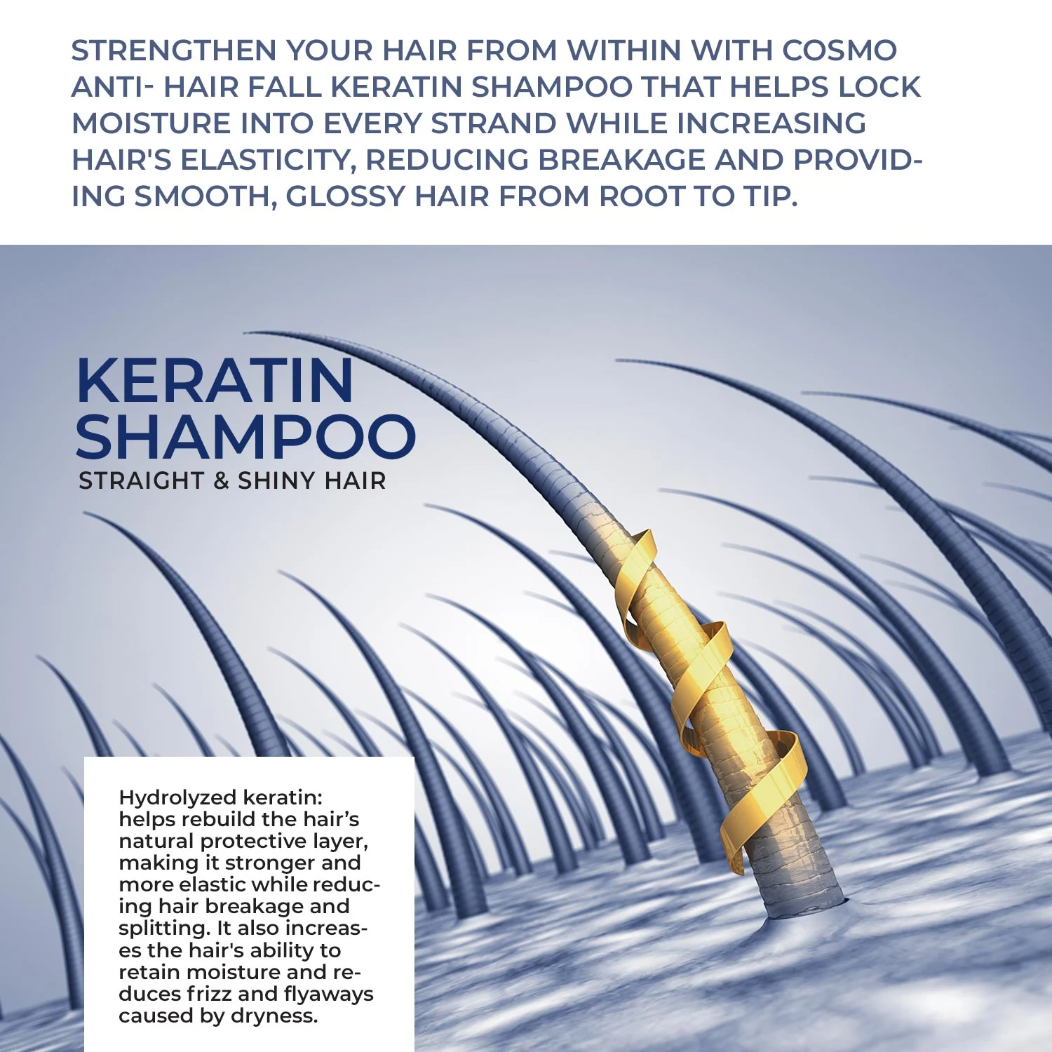 Anti - Hair Fall Keratin Shampoo - Image 3