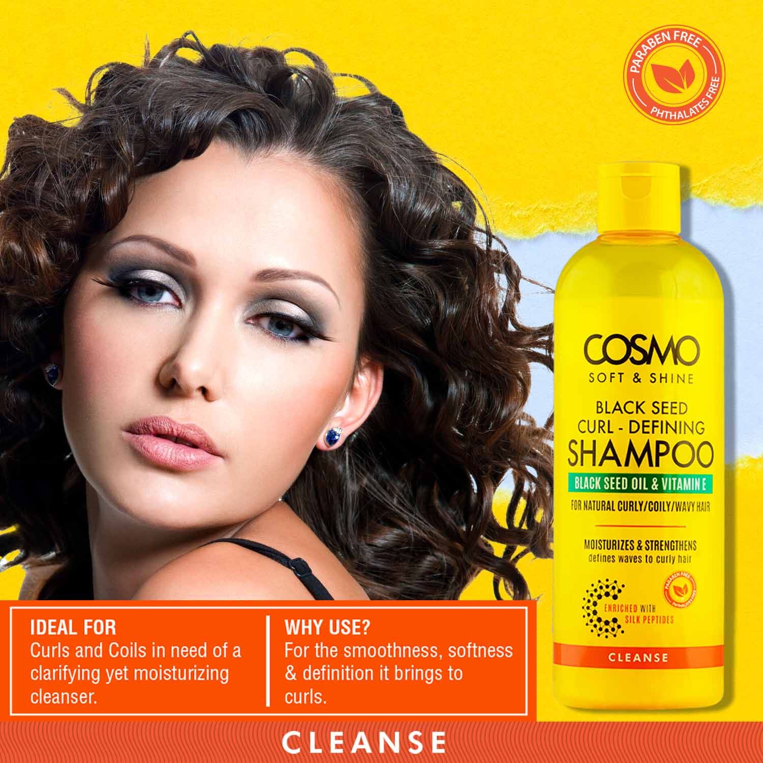 Black Seed Curl-Defining Shampoo - Image 2