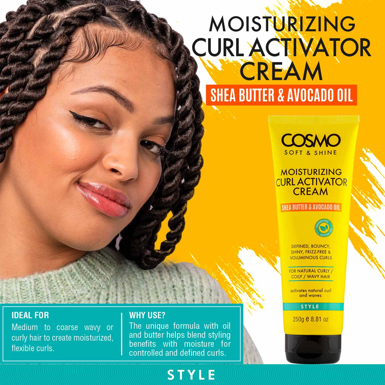 Soft & Shine Moisturizing Curl Activator Cream - Image 2