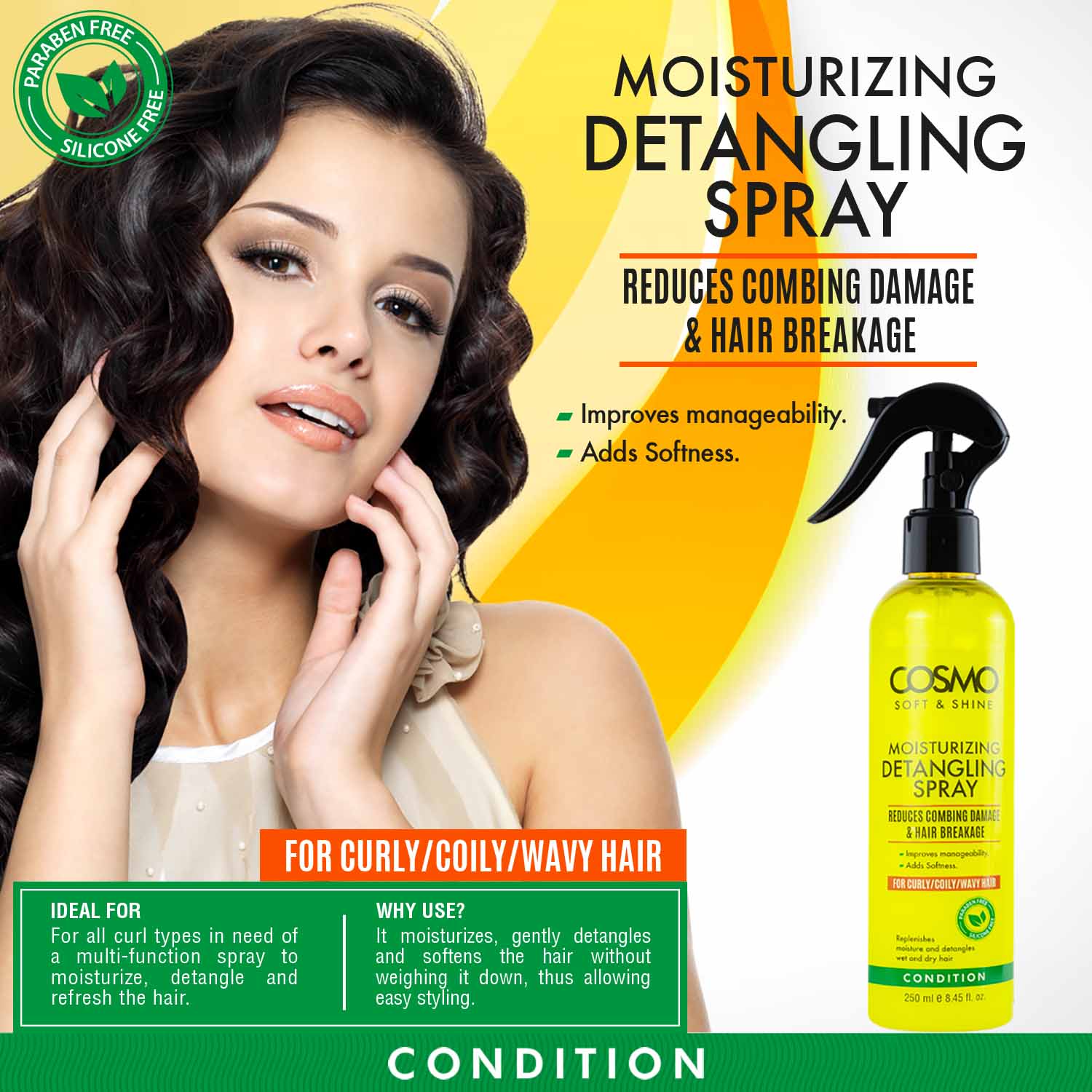 Soft & Shine Moisturizing Detangling Spray - Image 2
