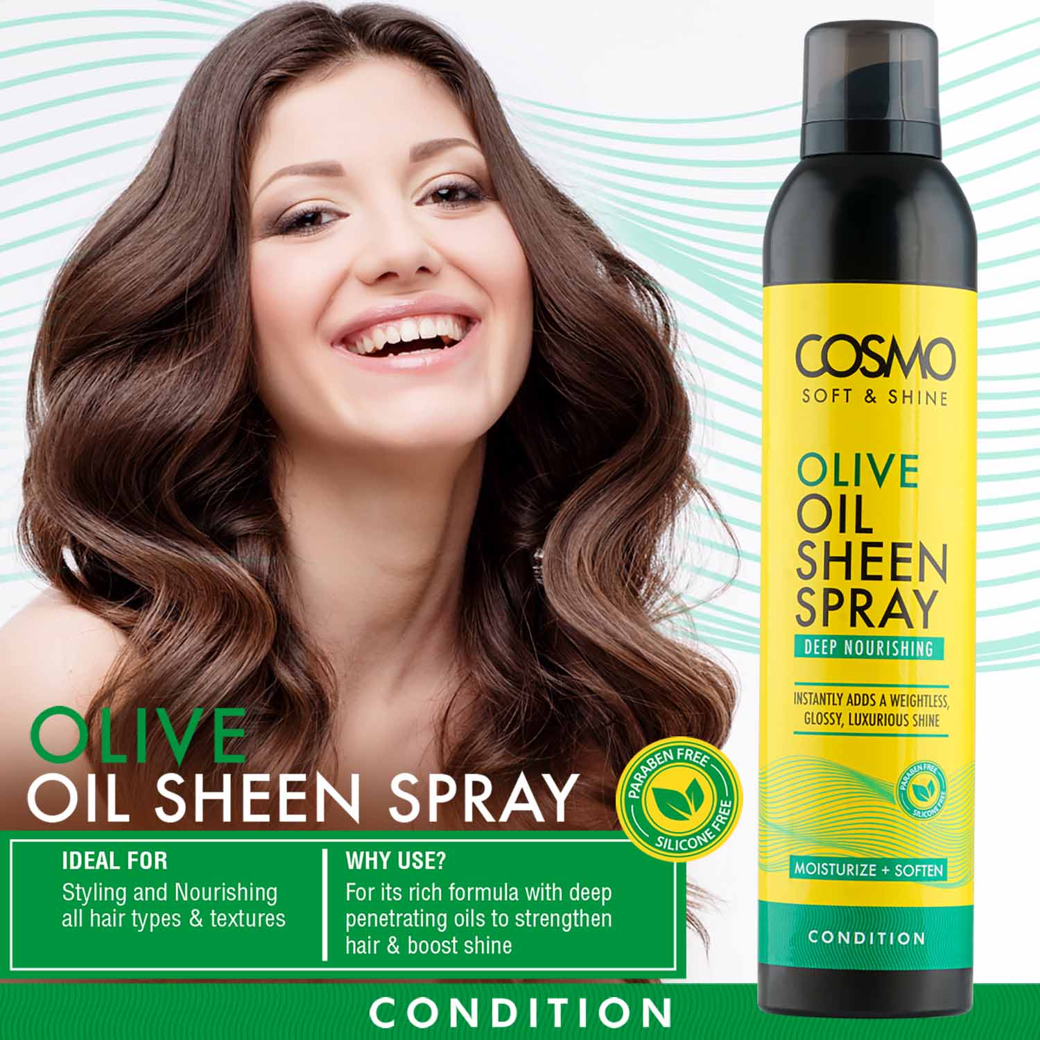 Soft & Shine Olive Oil Sheen Spray - Image 2