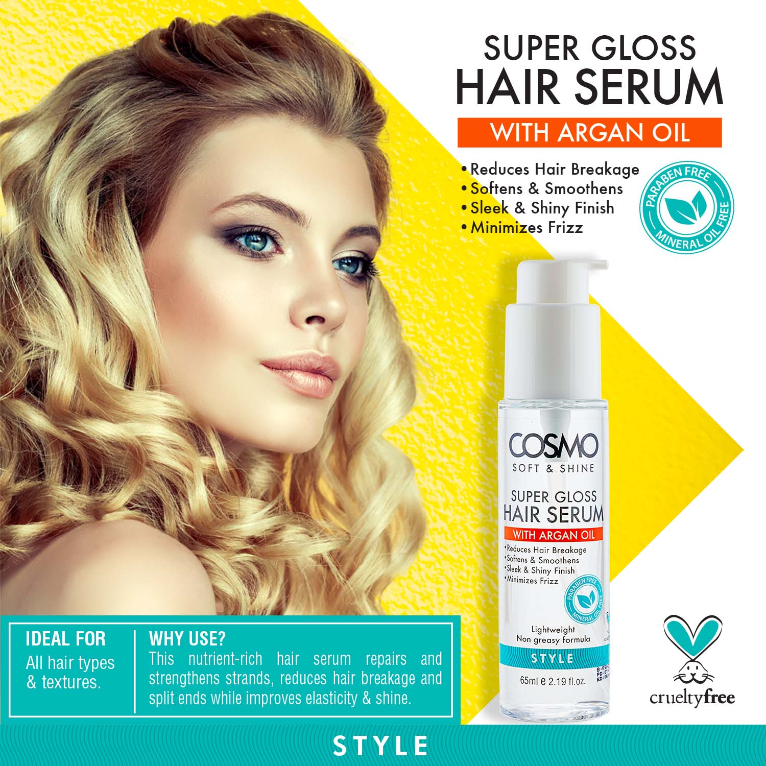 Soft & Shine Super Gloss Hair Serum - Image 2