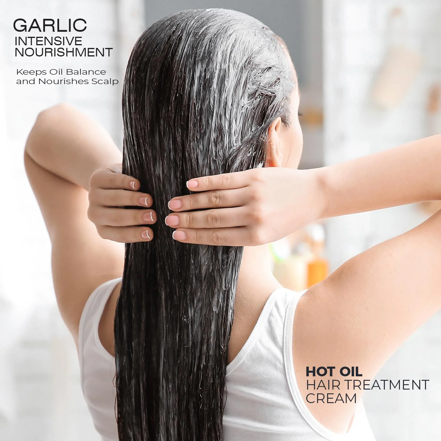 Garlic Hot Oil Hair Treatment Cream - Image 2