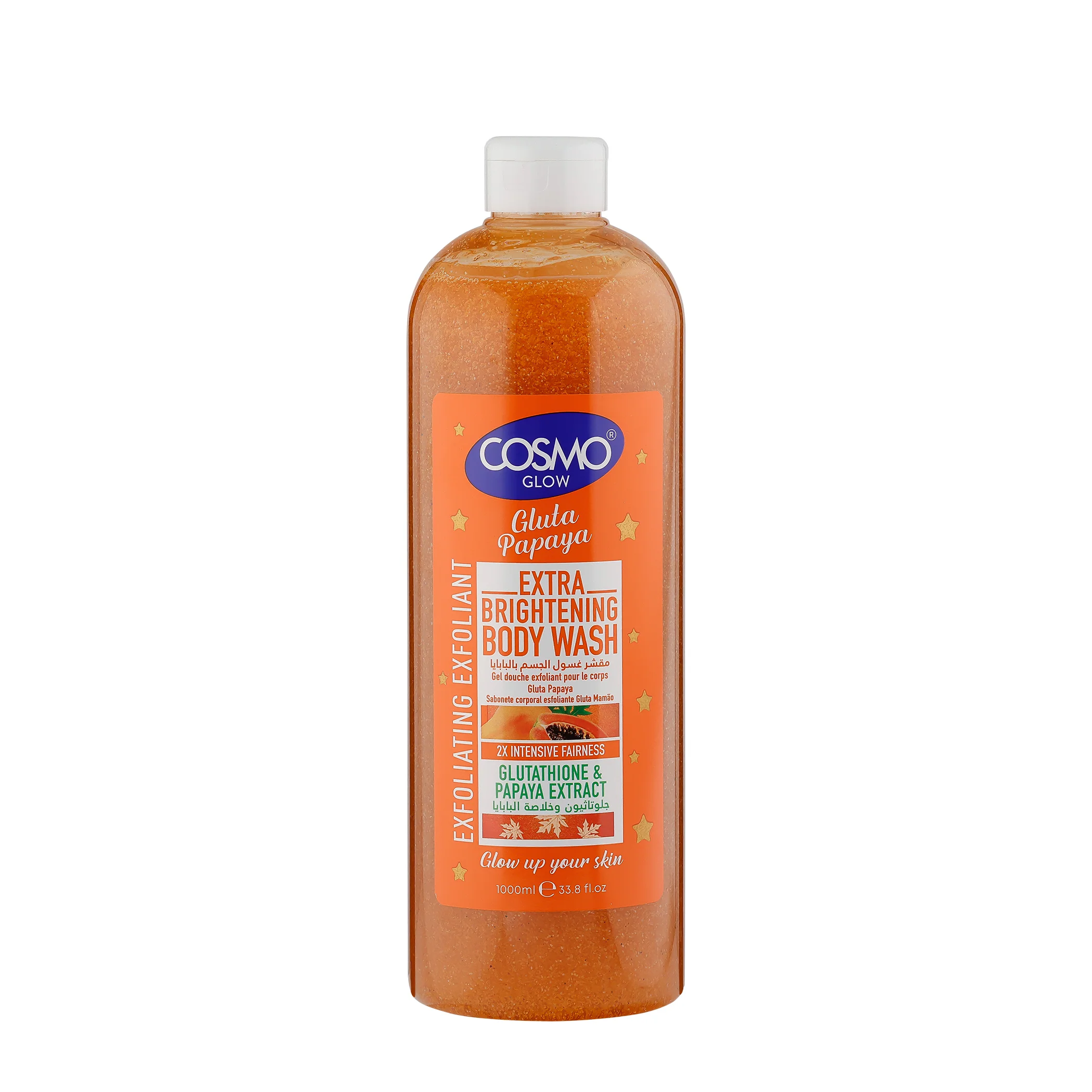 Cosmo Glow - Gluta Papaya Glow Enhancing Exfoliating Body Wash 1000ml