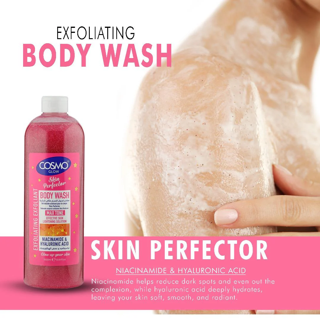 Cosmo Glow - Tone Perfector Exfoliating Body Wash - Image 2