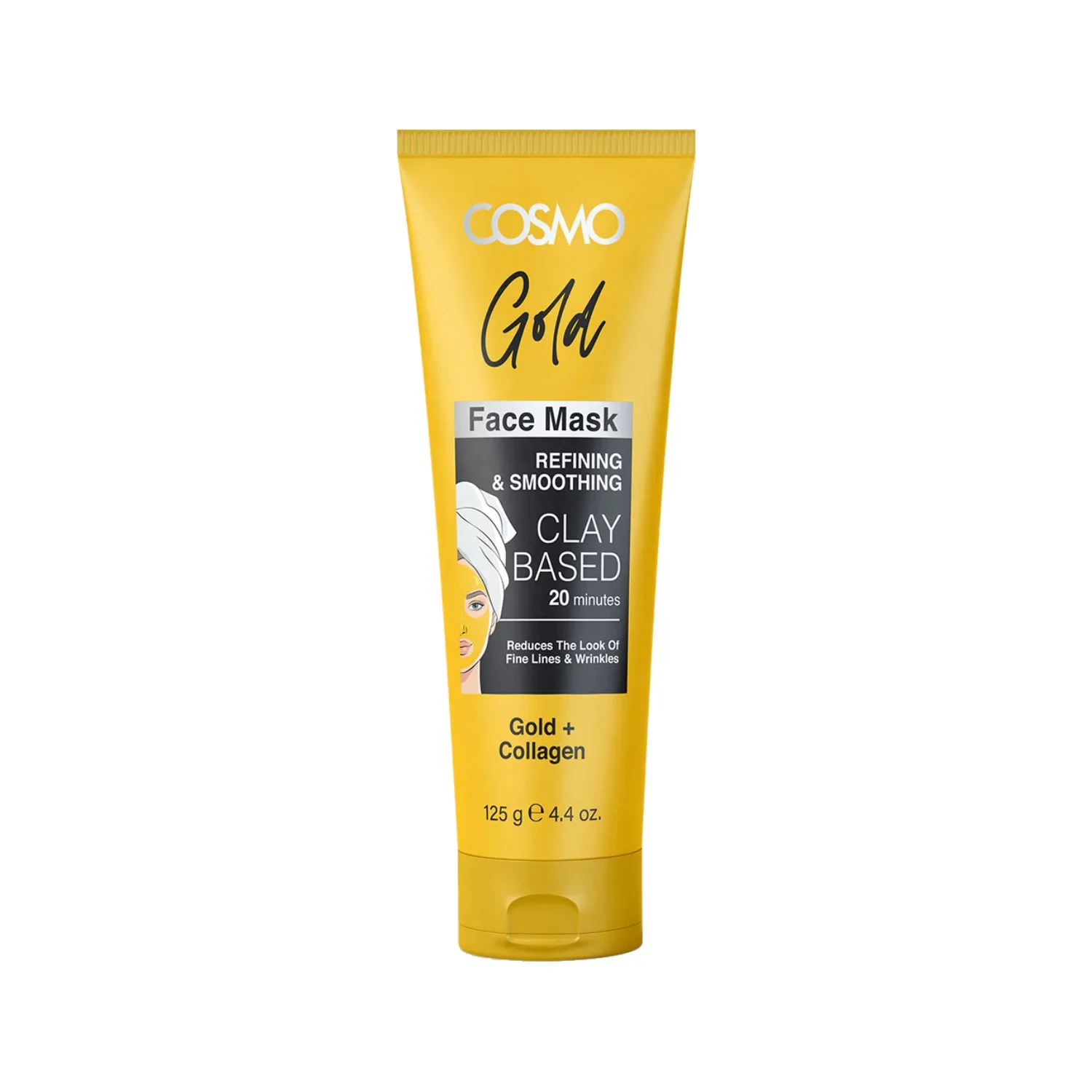 Gold Clay-Based Face Mask