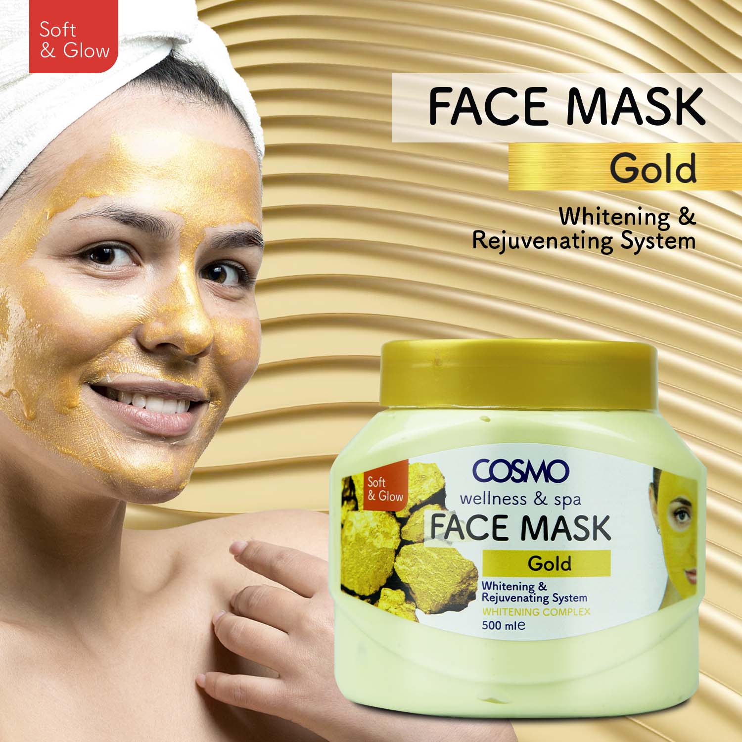 Gold Face Mask - Image 2