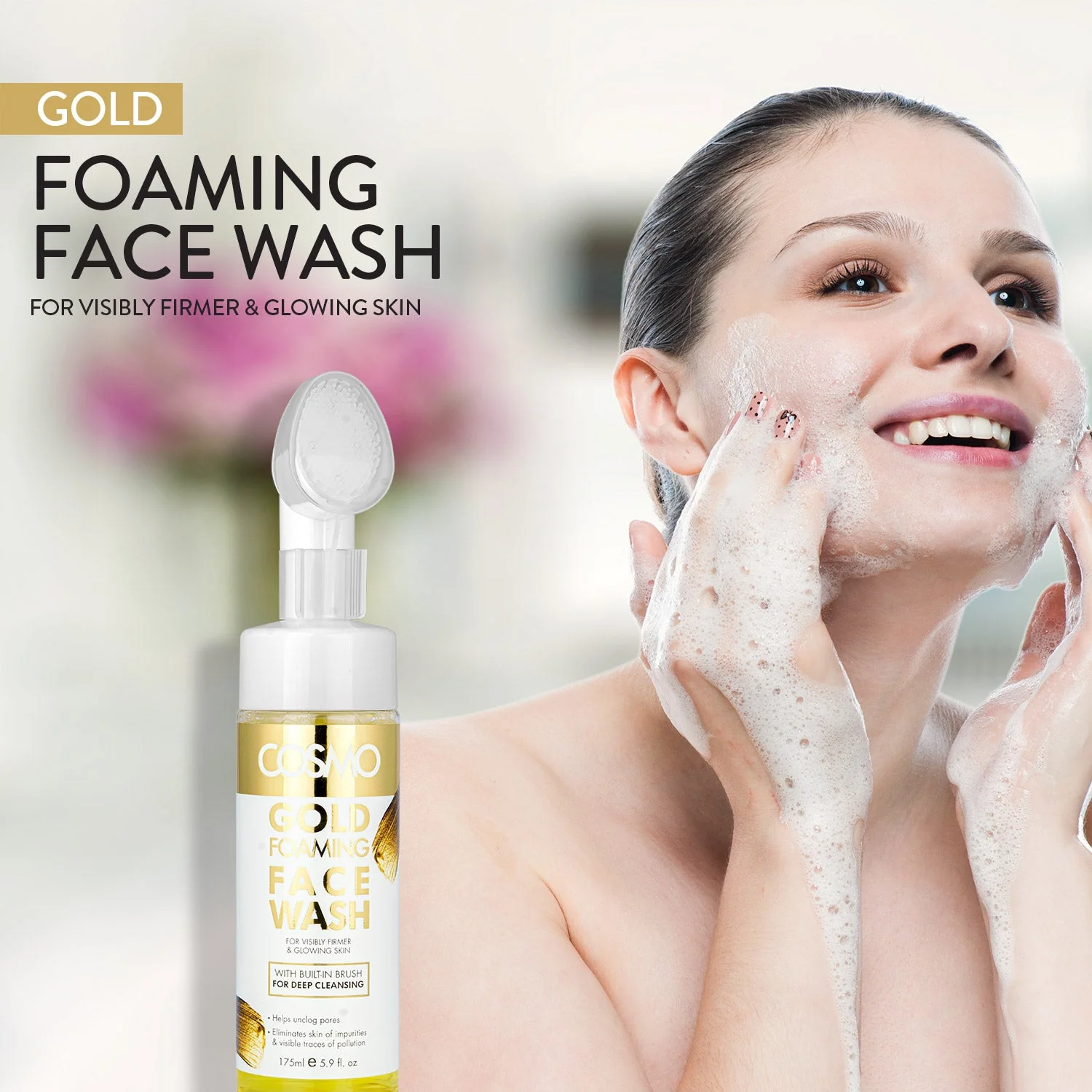Gold Foaming Face Wash - Image 3