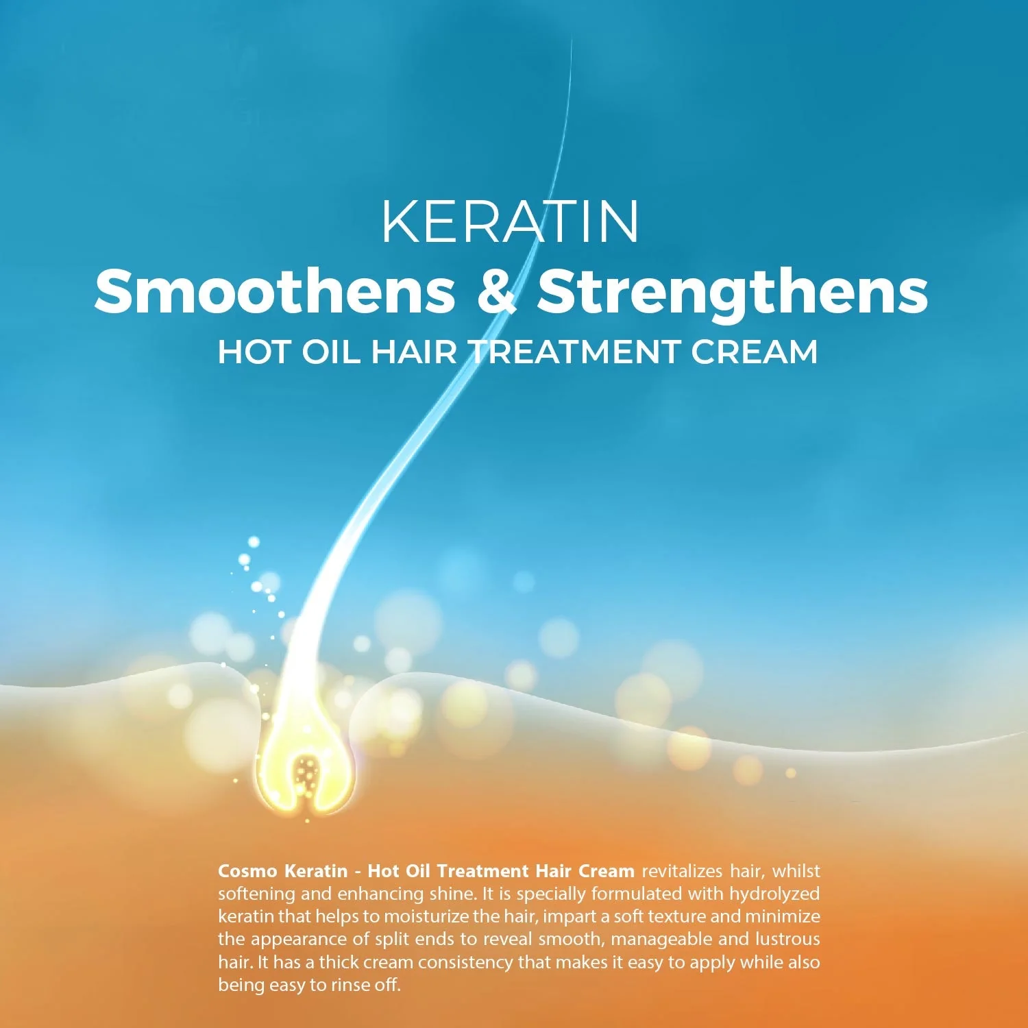 Keratin Hot Oil Hair Treatment Cream - Image 2