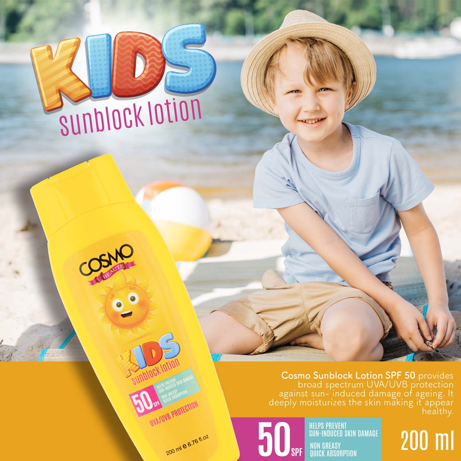 Kids Sunblock Lotion - Image 2