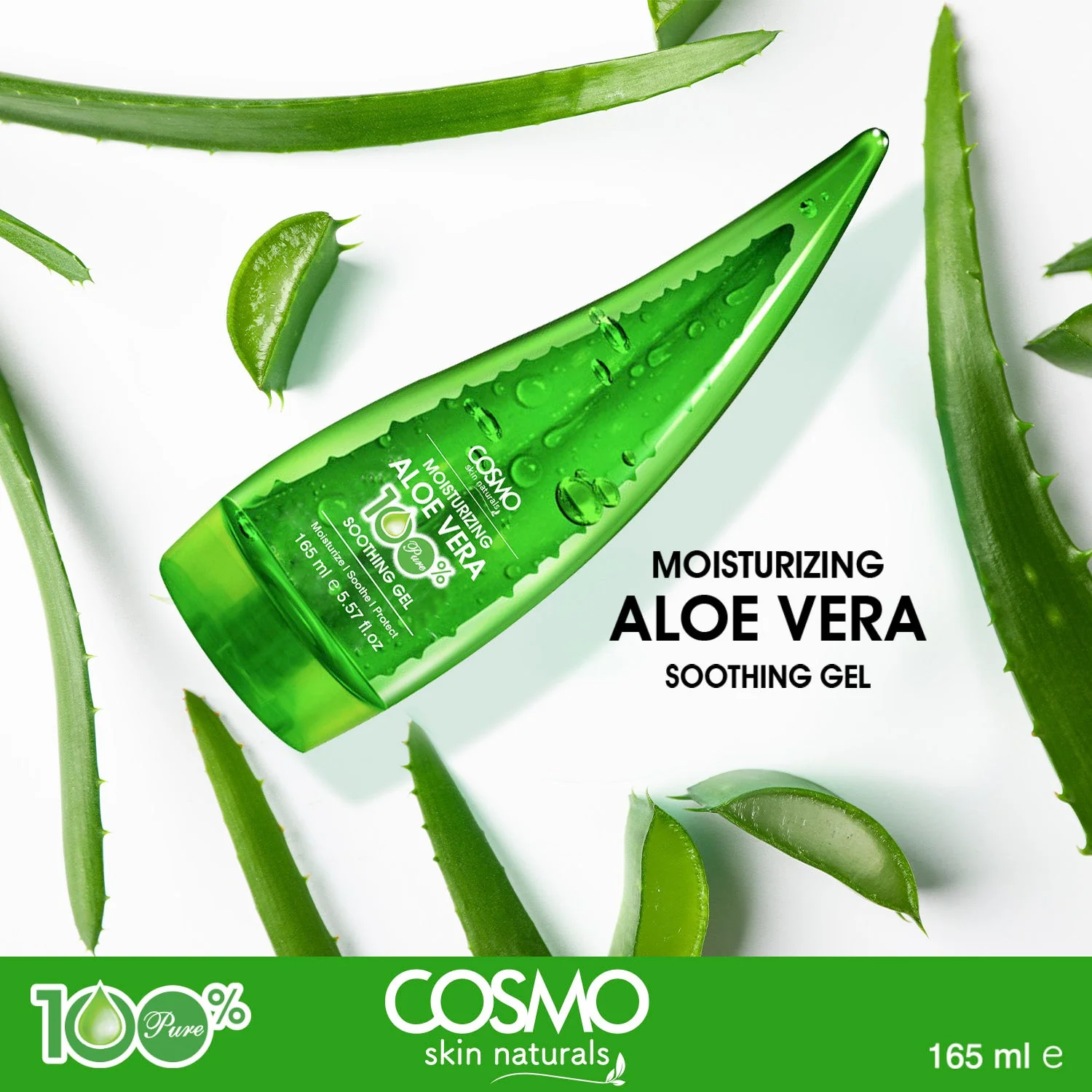 Moisturizing Aloe Vera Soothing Gel - Image 2