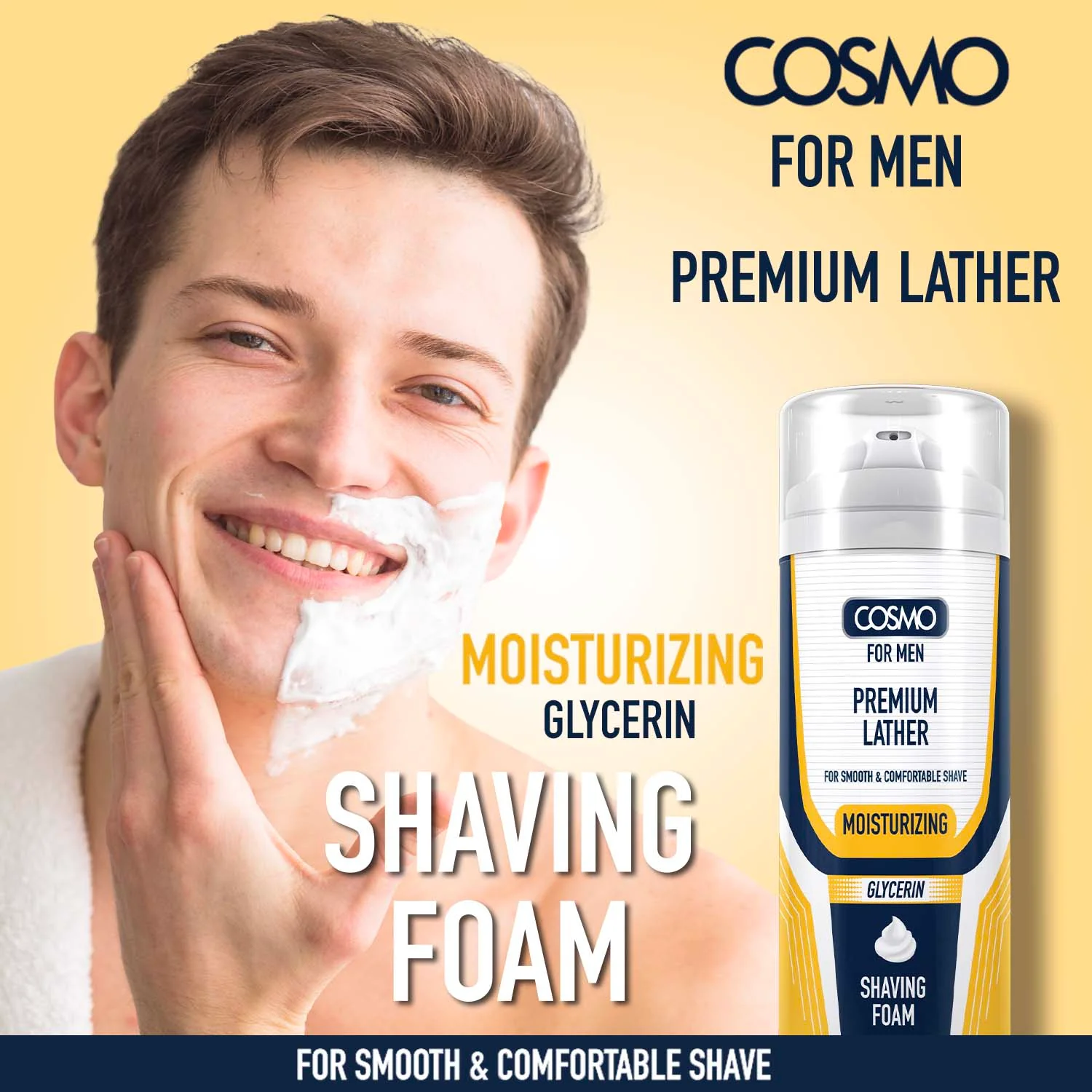 Moisturizing Premium Lather Shaving Foam - Image 2