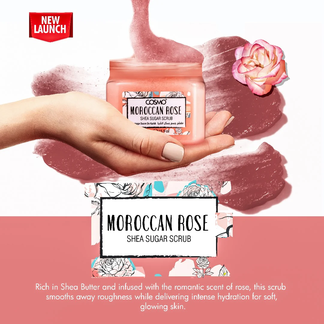 Moroccan Rose Shea Sugar Scrub - Image 2