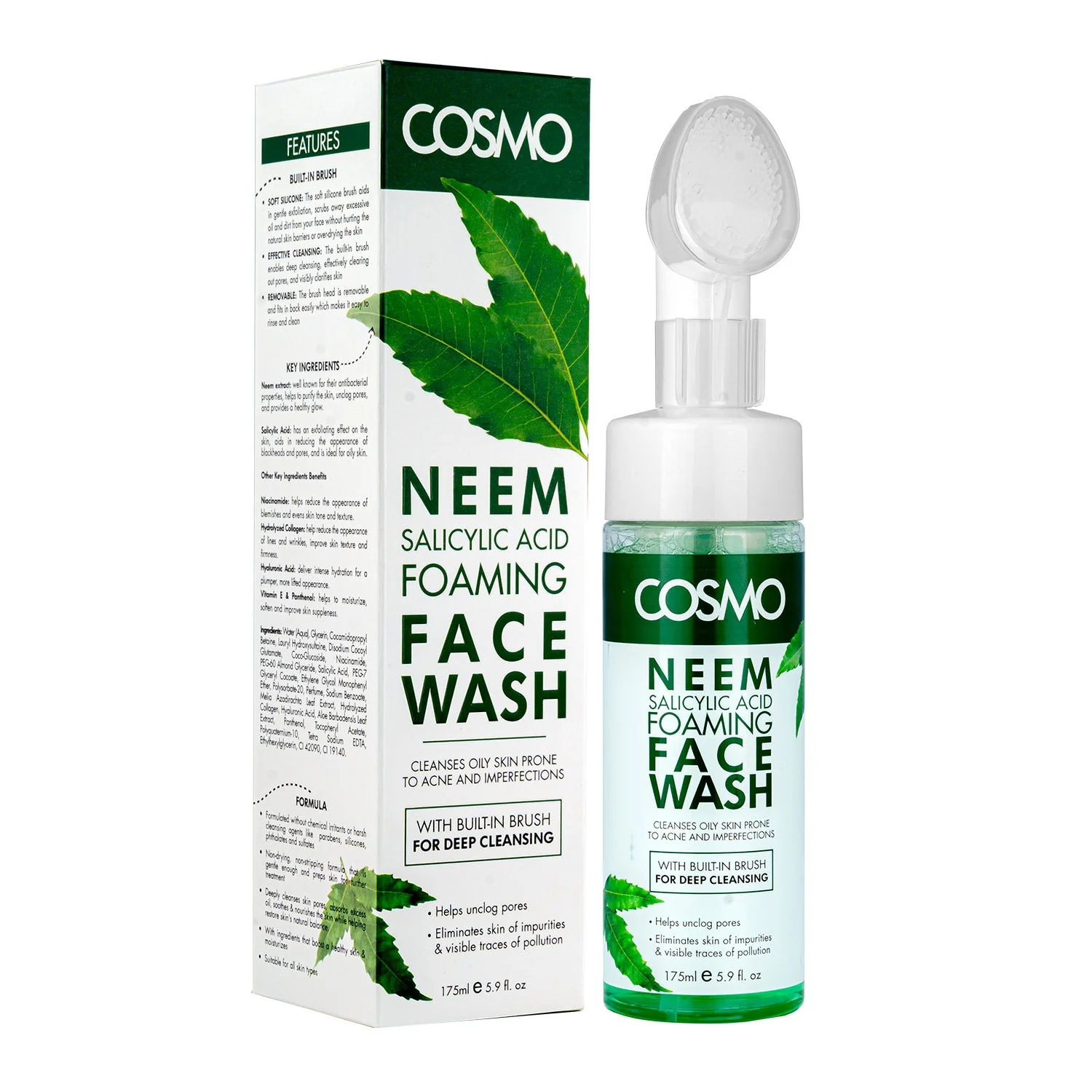 Neem Salicylic Acid Foaming Face Wash - Image 3