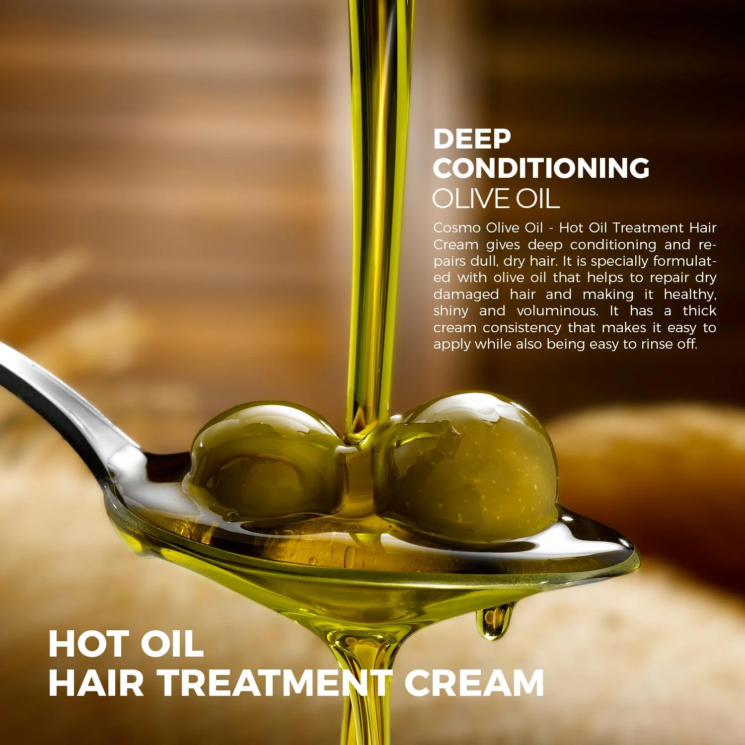 Olive Oil Hot Oil Hair Treatment Cream - Image 2