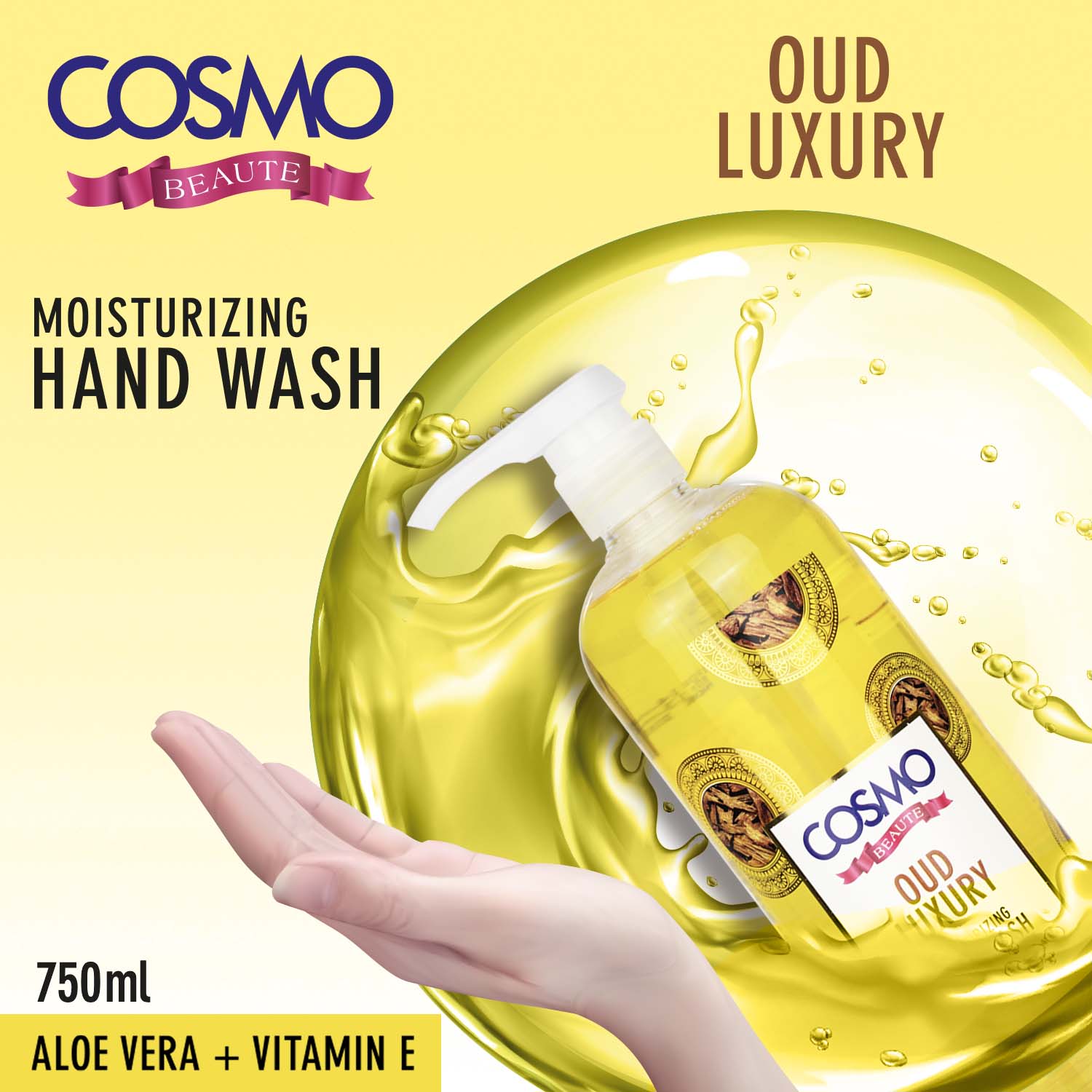 Oud Luxury Moisturizing Hand Wash - Image 2