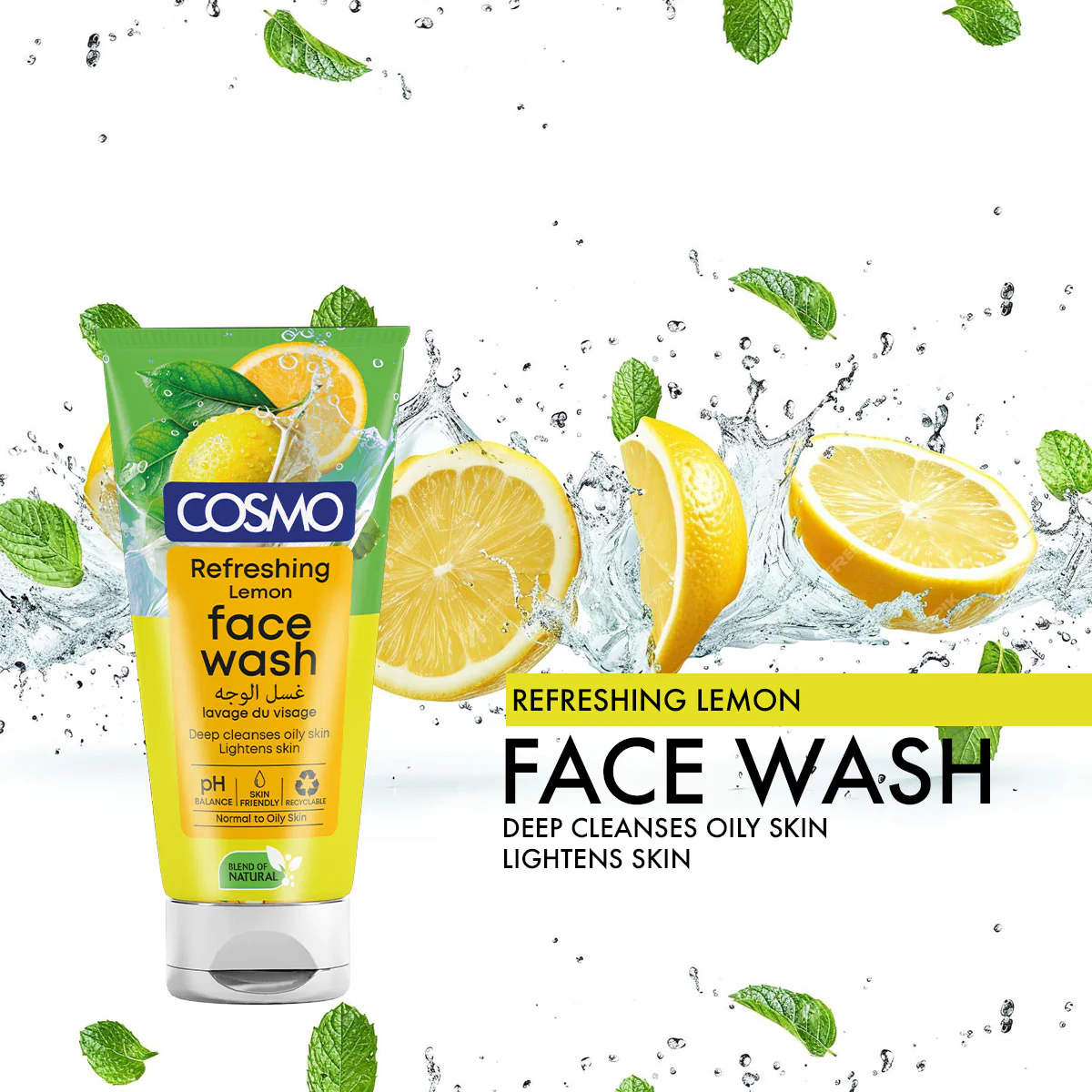 Refreshing Lemon Face Wash - Image 2