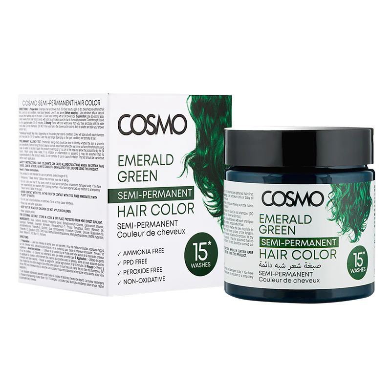 Semi-Permanent Hair Color Emerald Green - Image 2