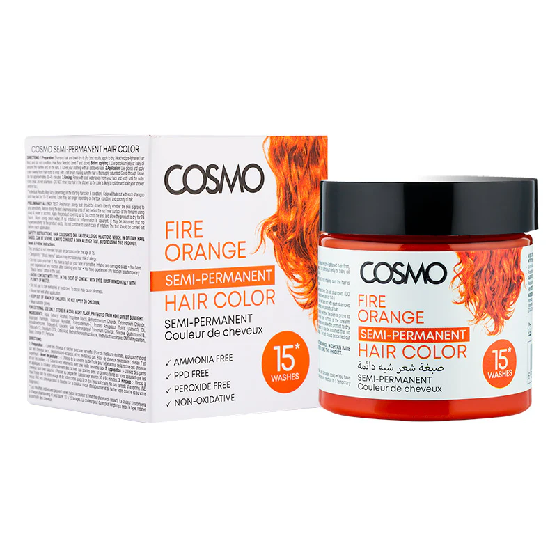 Semi-Permanent Hair Color Fire Orange - Image 2