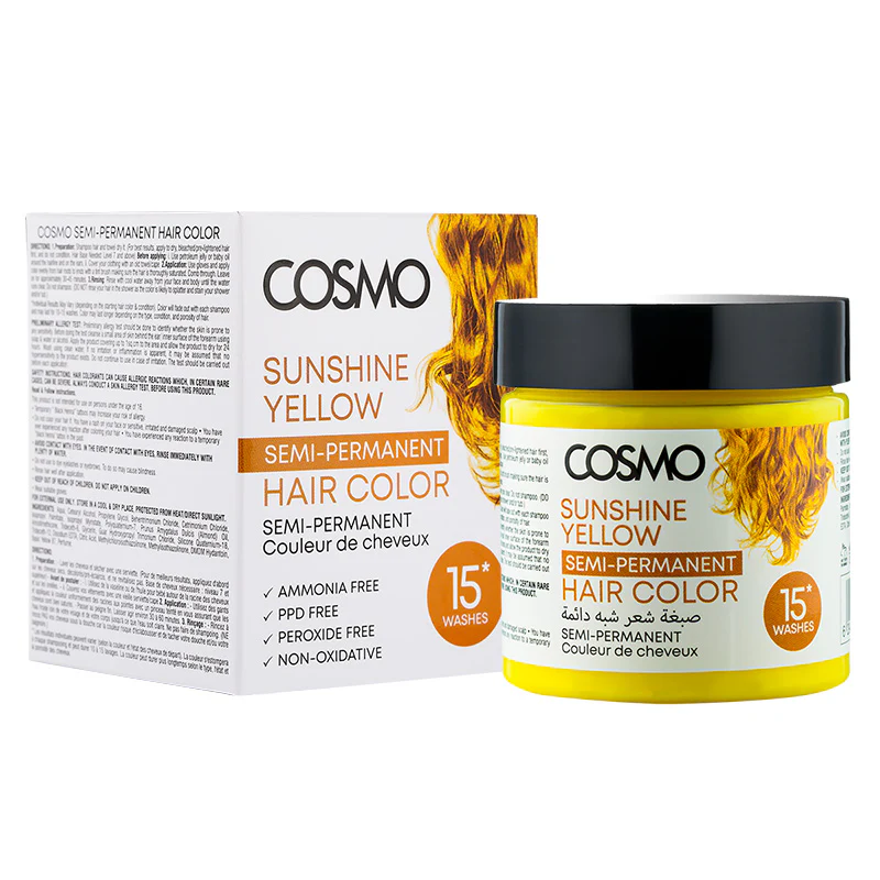 Semi-Permanent Hair Color Sunshine Yellow - Image 2