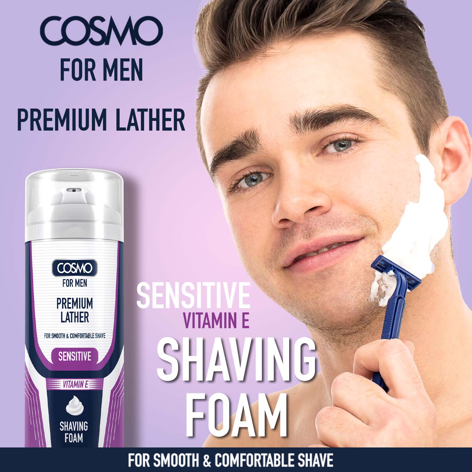 Sensitive Premium Lather Shaving Foam - Image 2