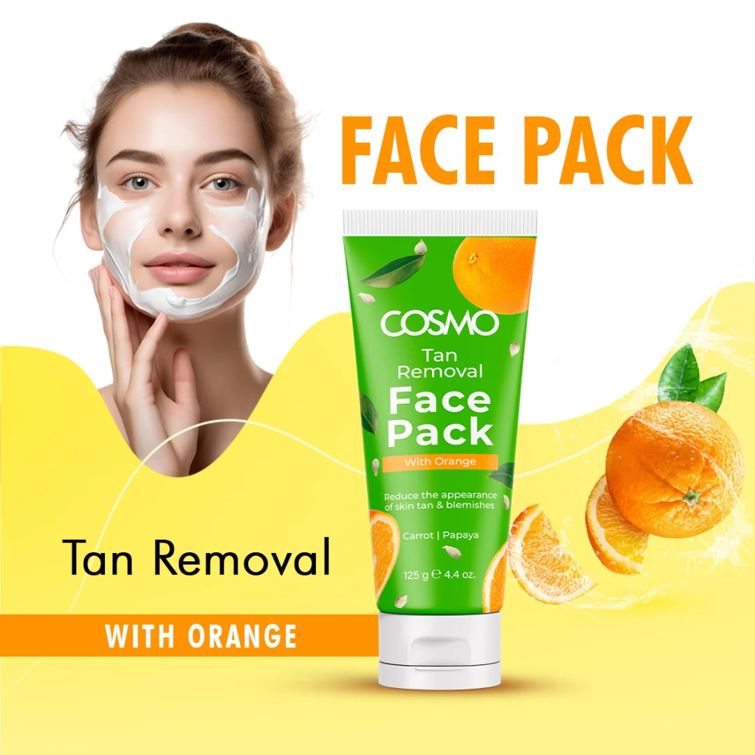 Tan Removal Face Pack with Orange - Image 2