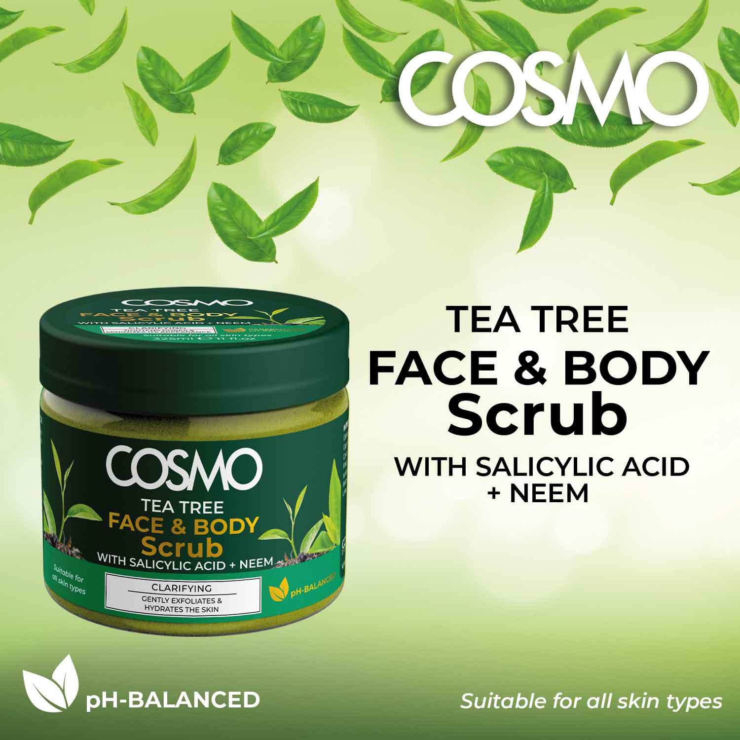 Tea Tree Face & Body Scrub - Image 2