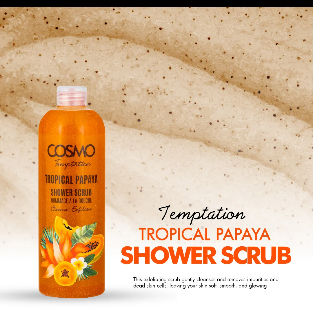 Temptation Tropical Papaya Shower Scrub - Image 2
