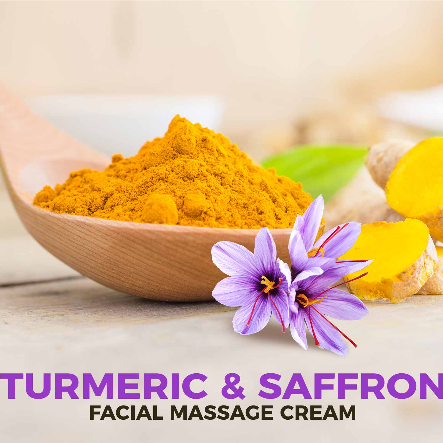 Turmeric Saffron Massage Cream - Image 2